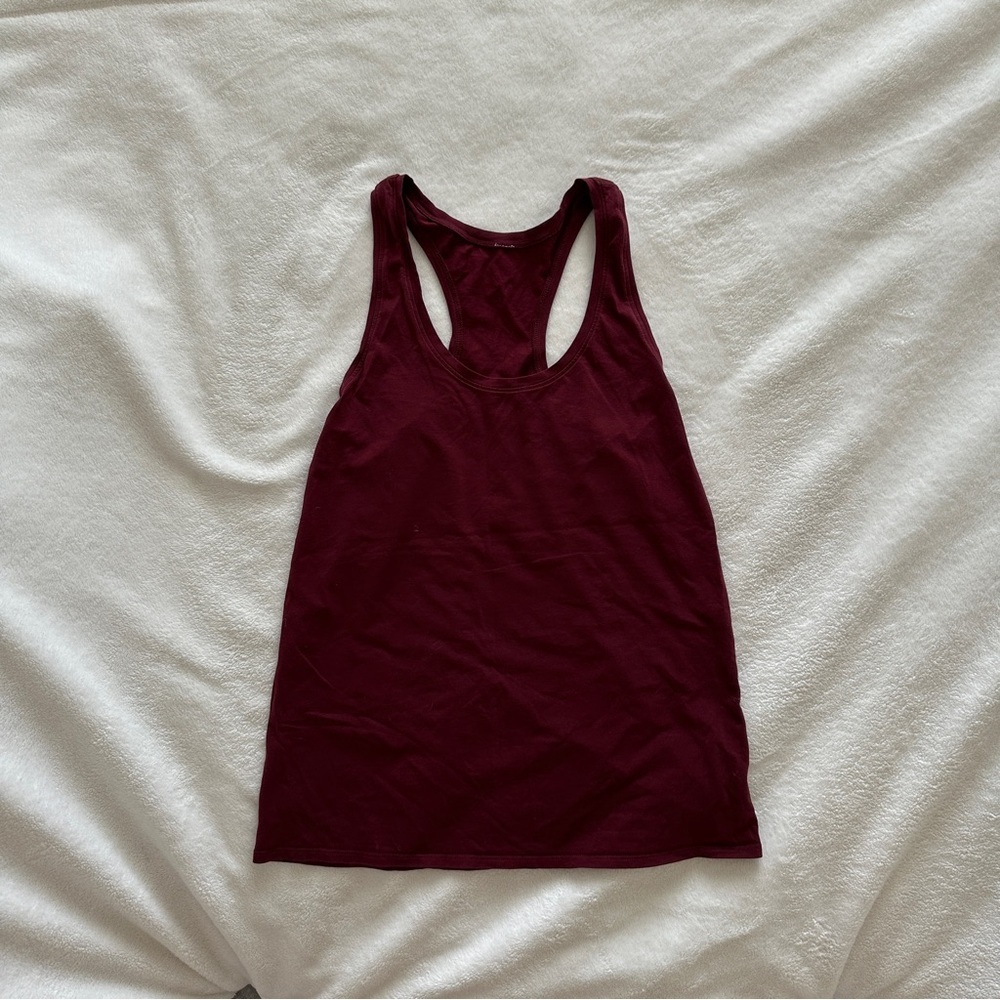 LULULEMON RACERBACK TANK WOMENS SIZE 6 IN  MAROON - Picture 12 of 13